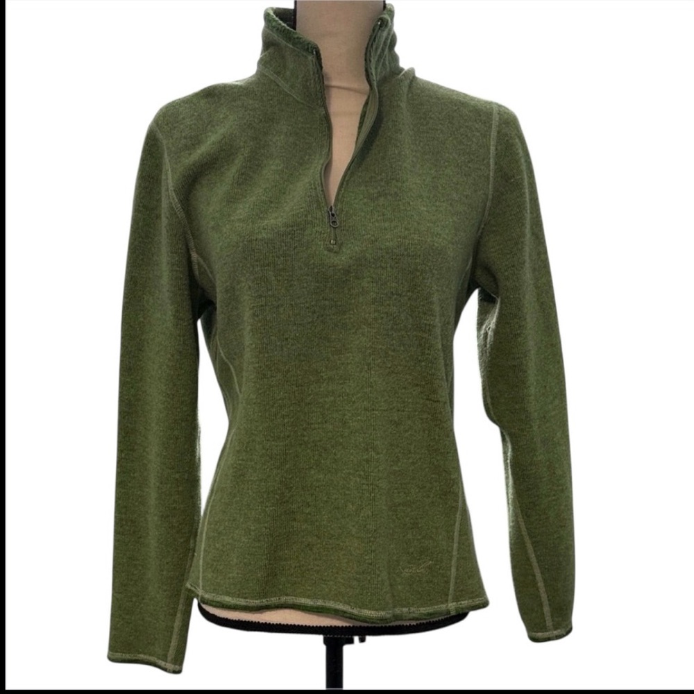 Kuhl Olive Green Fleece Pullover
